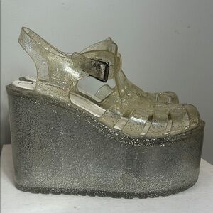 Glitter Platform Hella Jelly Platform Sandals